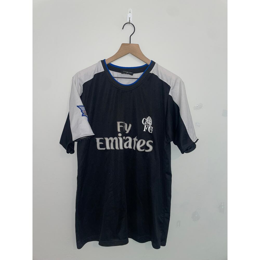 Y2K Barclay Card Premiership CFG Fly Emirates Soccer Jersey 2000s M Medium